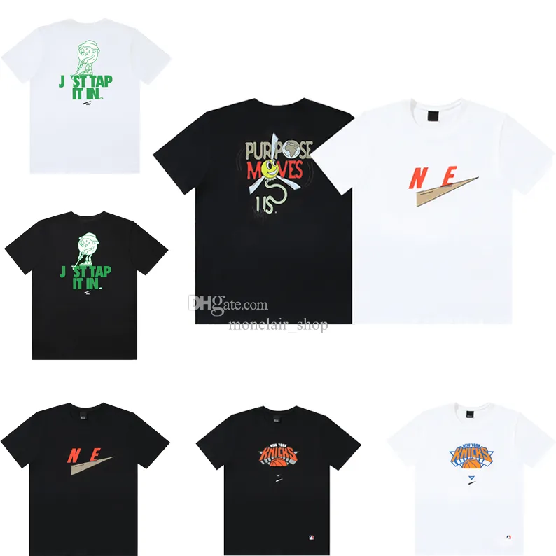 メンズ Tシャツ ハイテクデザイナー クルーネック プリント レディース 半袖 クラシック 黒と白 2 色 ファッション カジュアル 半袖