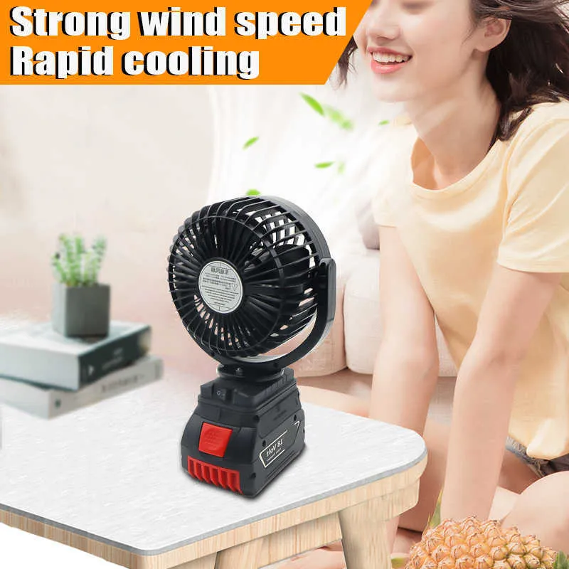 Electric Fans Cameras Fold Electric Fan USB Mobile Phone Portable Power Bank Fast Charge For Bosch 18V Battery