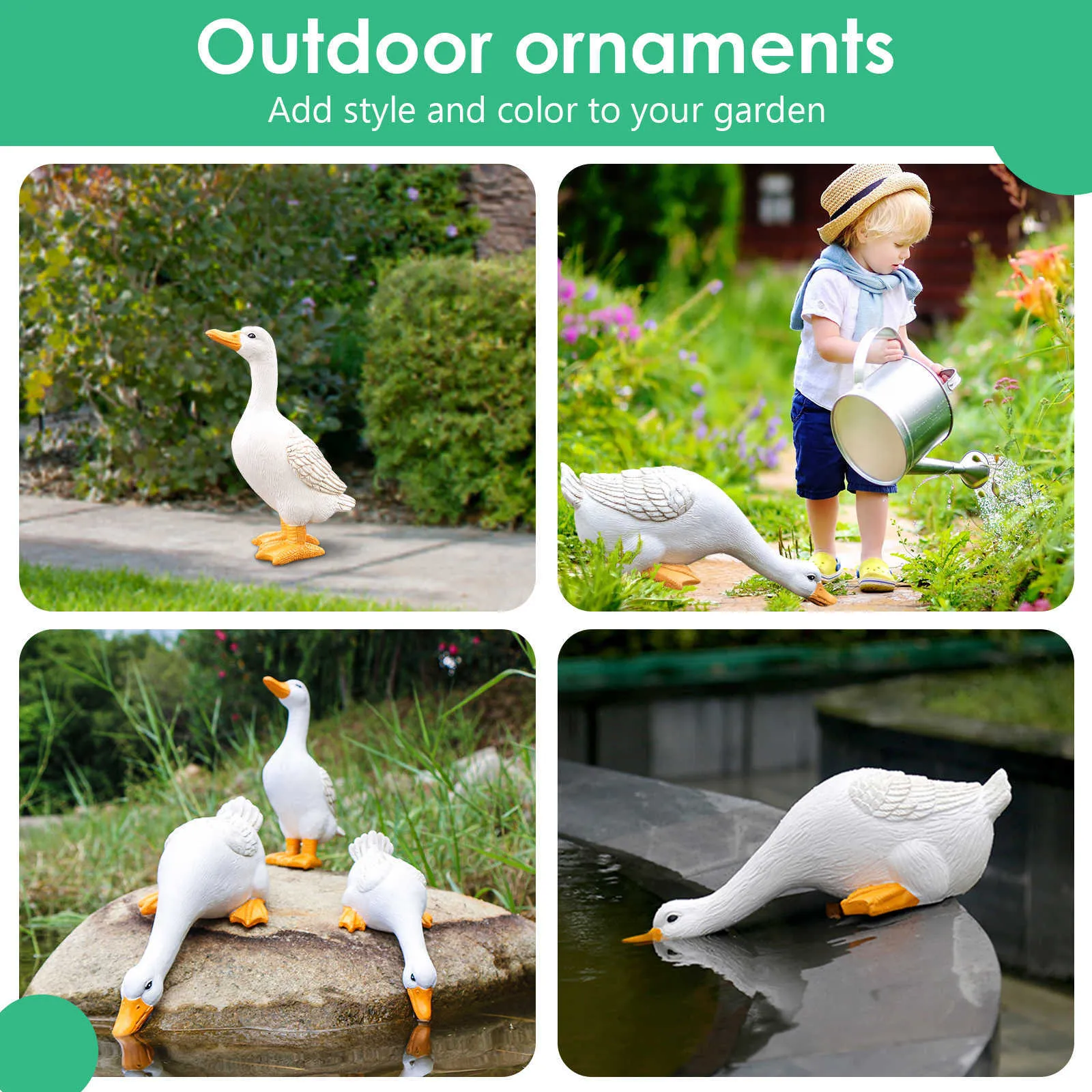 Garden Decoration Outdoor Garden Backyard Lawn Sta... - Grandado