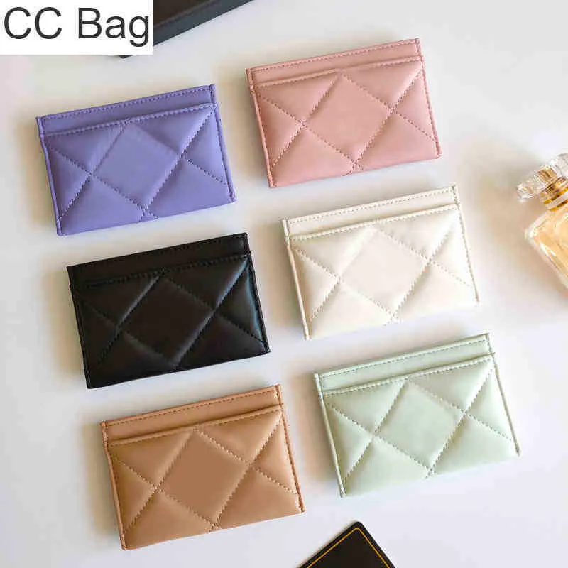 CC Bag Card Holders Newest Women Holder Coin Purse Short Wallet Key Pouch Bag Multicolor Fahion Thin Leather Handbag Clutch Luxury Designers