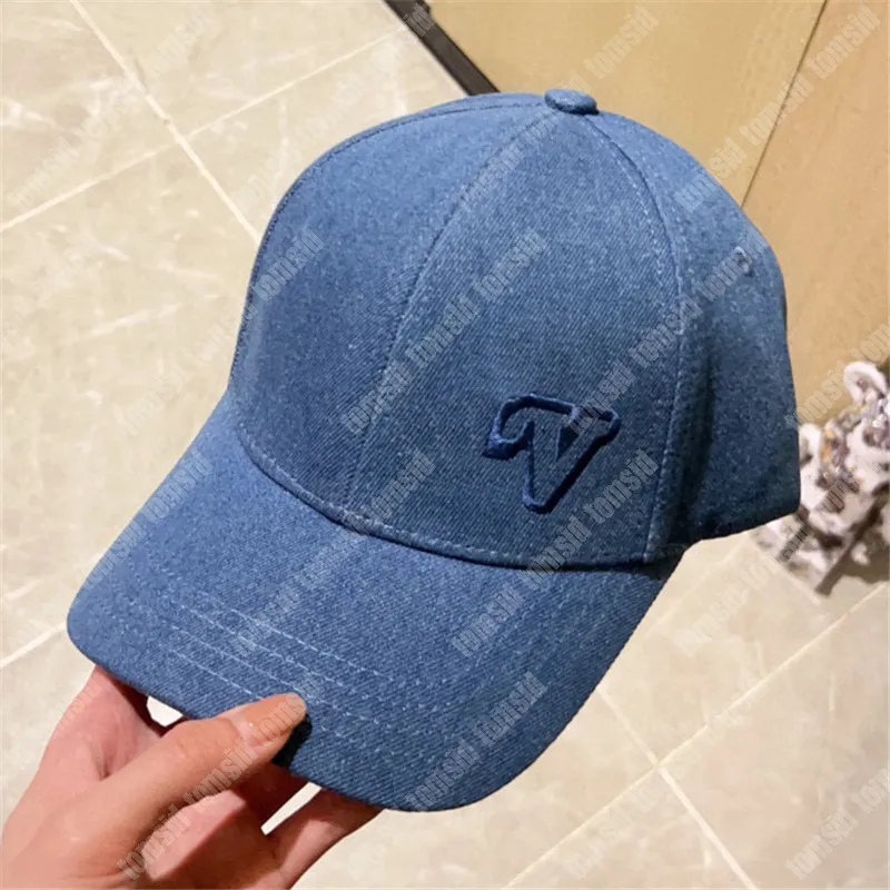 Denim Casquette Hommes Designer Casquette De Baseball Réglable Ajusté Chapeau Femme De Luxe Ball Caps Dôme Classique Lettres Casual Caps Gorras