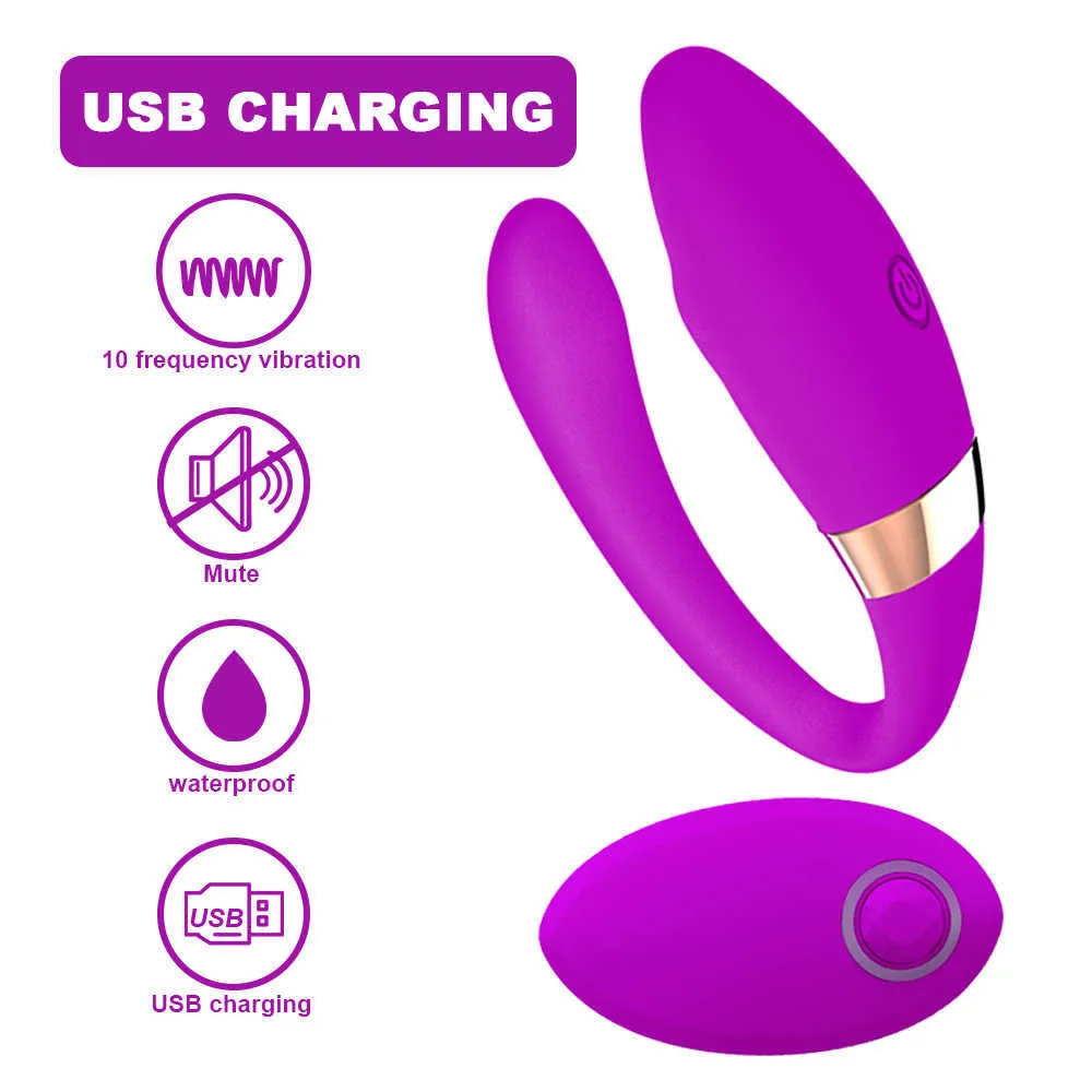 Vibratoren USB wiederaufladbar U-Typ vibrierender Dildo Fernbedienung Sexspielzeug für Frauen G-Punkt Klitoris Anal Stimul_voghion.com