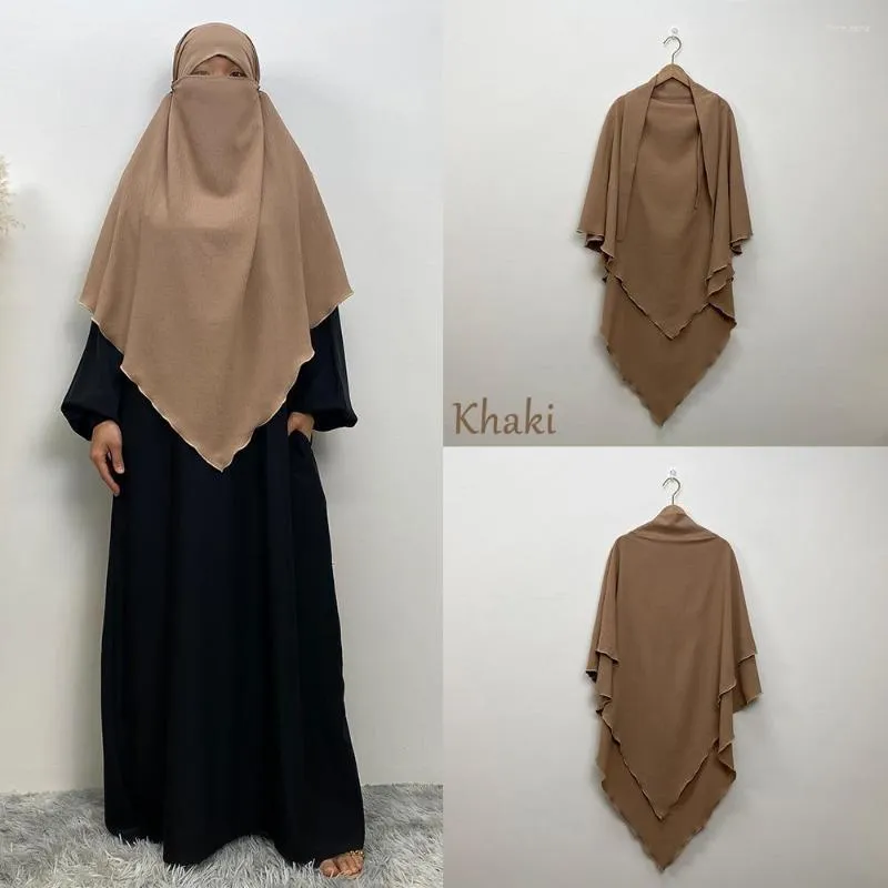 Etniska kläder 2023 Muslimsk malaysisk huvudduk Dammode Huvudbonader Pashmina Arab Islamic Hijab Veil I Dubai Musulman Femme Khimar