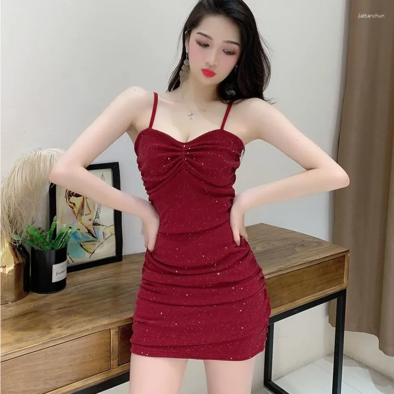 Red camisole dress sale