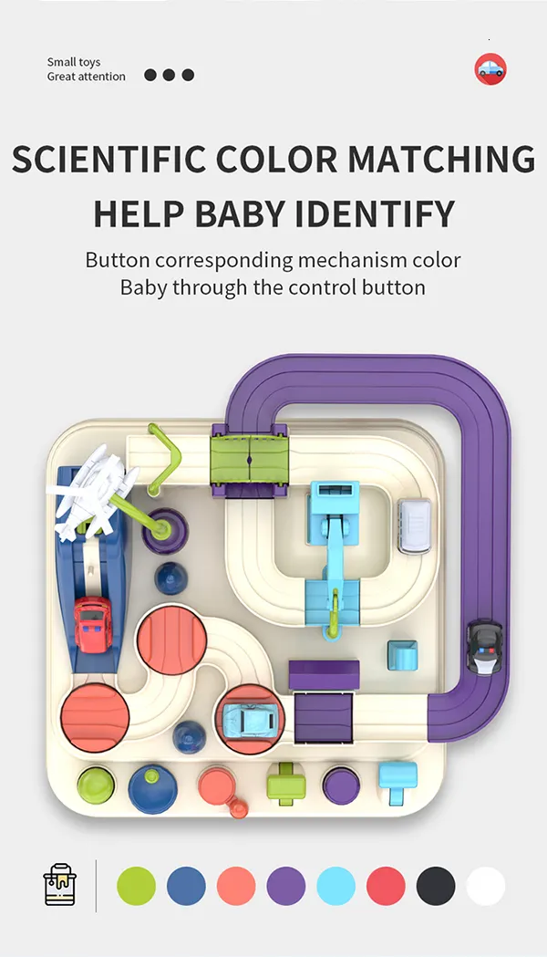 Aircraft Modle Racing Rail Car Model Educational Toys Children Track