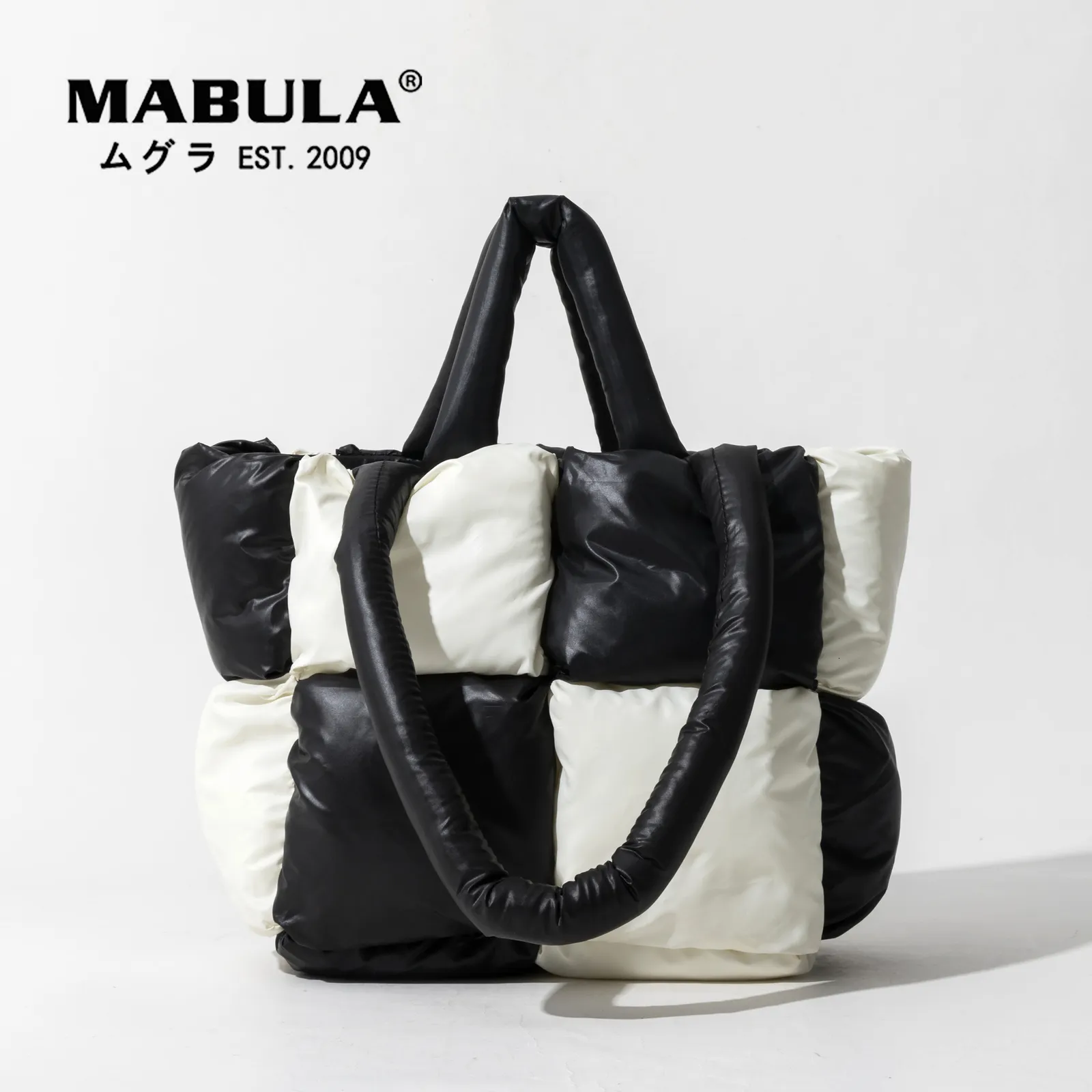 Bolsos de noche MABULA Invierno Pluma de lujo Acolchado Bolso de mano Acolchado Diseño de marca Bolsos de hombro Gran capacidad Mujeres Bolso de almohada 230711