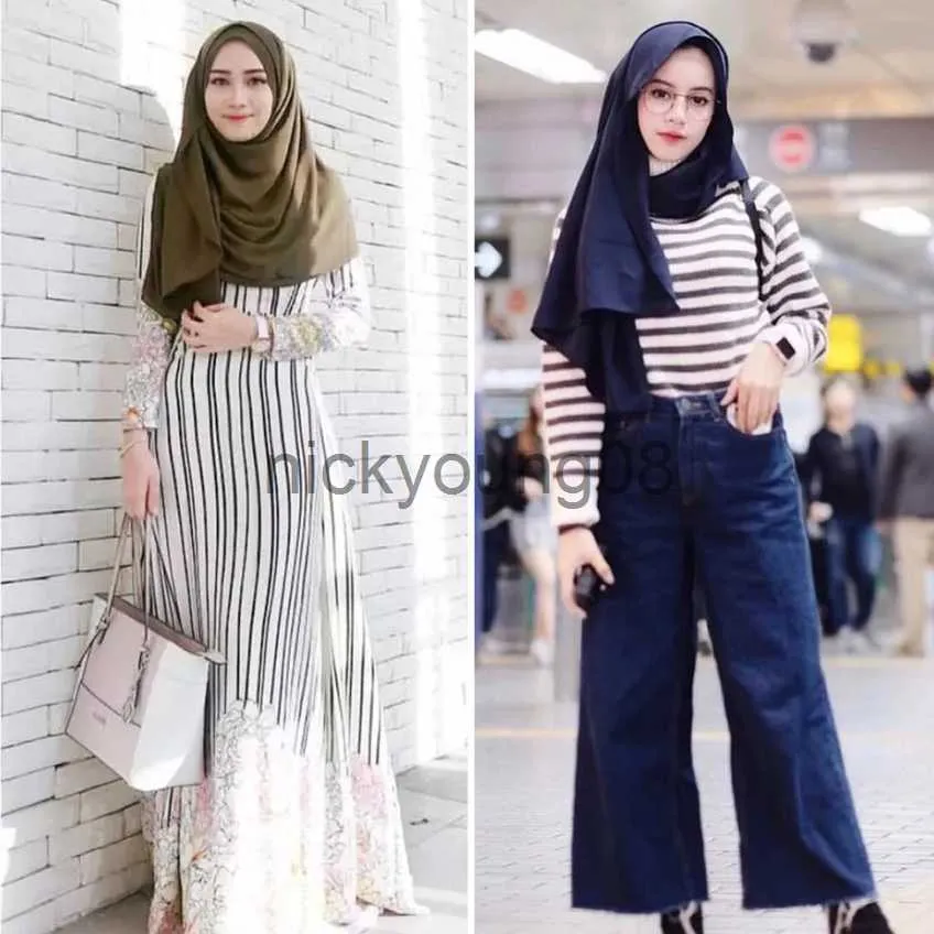 Chic Chiffon Hijab For Muslim Women Solid Scarf With Islamic