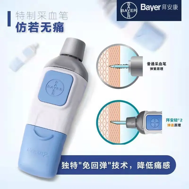 Other Health Beauty Items Bayer Contour Plus Original Blood Collection Pen Multi-speed Adjustment 230710