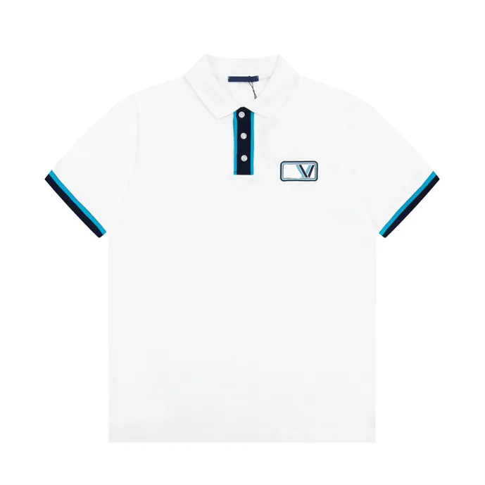 2 Nieuwe Mode Londen Engeland Polo's Heren Ontwerpers Poloshirts High Street Borduren Afdrukken T-shirt Mannen Zomer Katoen Casual T-shirts #1208