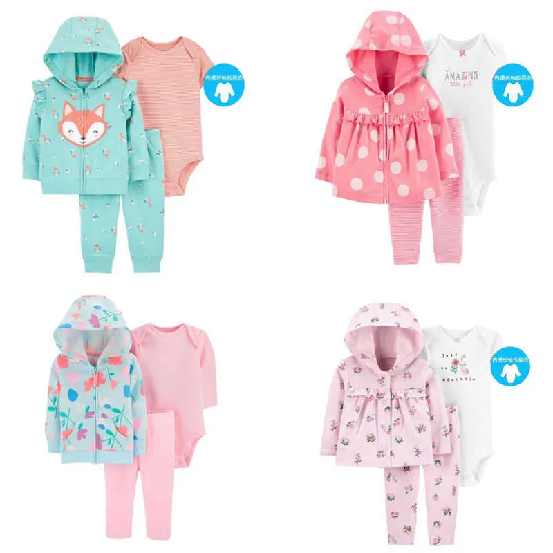 baby girl clothes long sleeve dot jacket+bodysutit+pant boy clothing newborn outfit new born set winter 2020 autumn costume