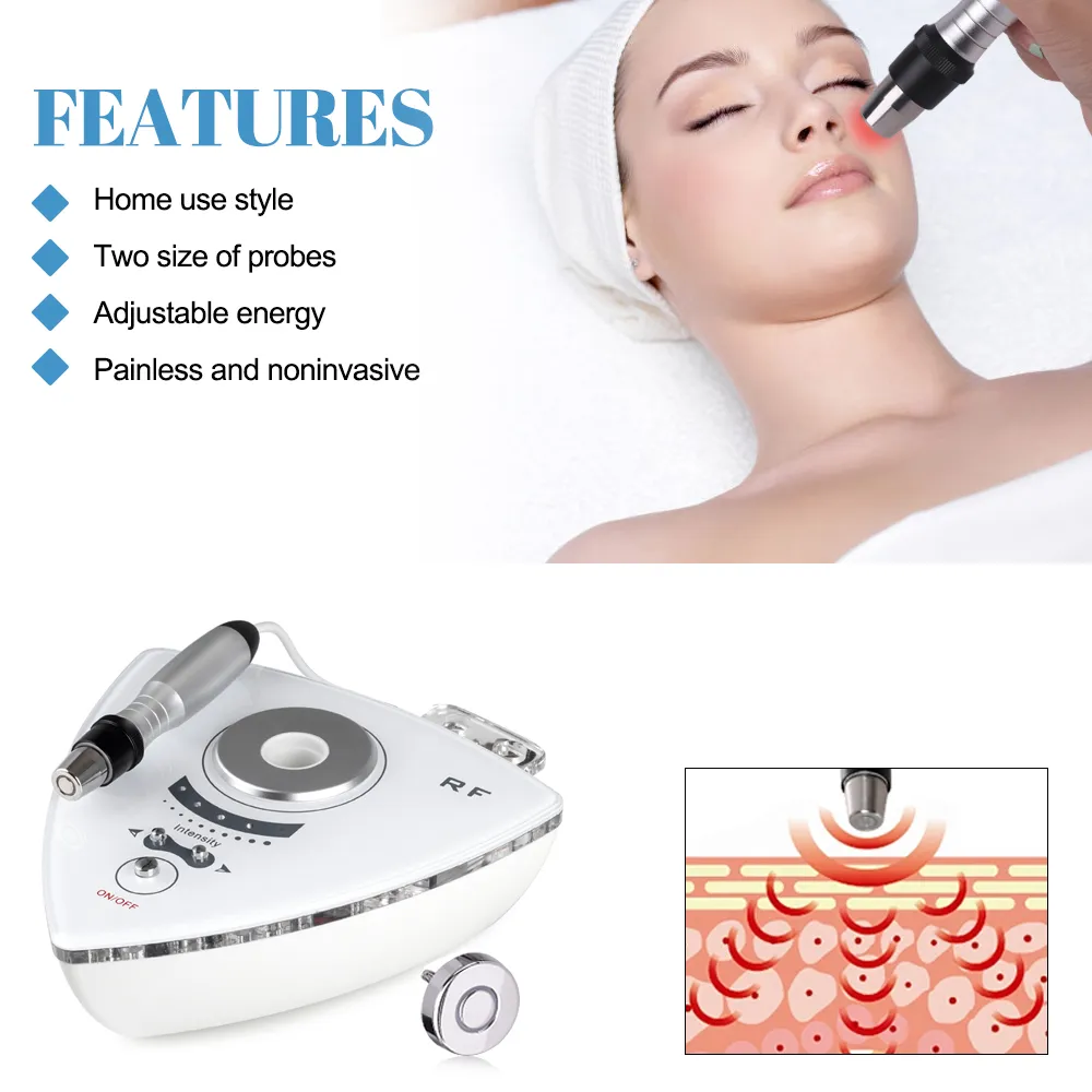 2 in 1 Radio Frequency Face Lifting Beauty Machine with Hot Therapy for ...