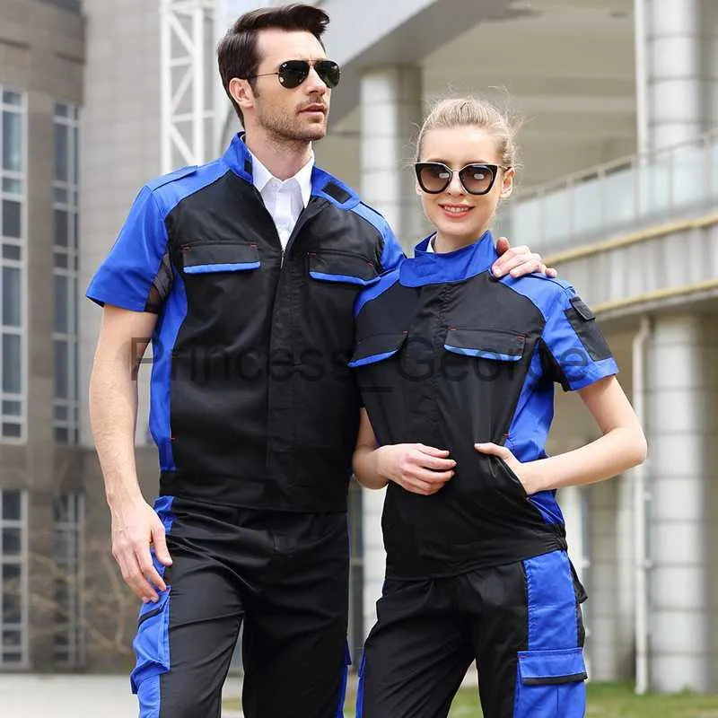 Autres Vêtements Vêtements de travail vêtements de travail hommes femmes  Ouvrier Combinaisons ouvriers uniformes voiture Réparateurs atelier mode