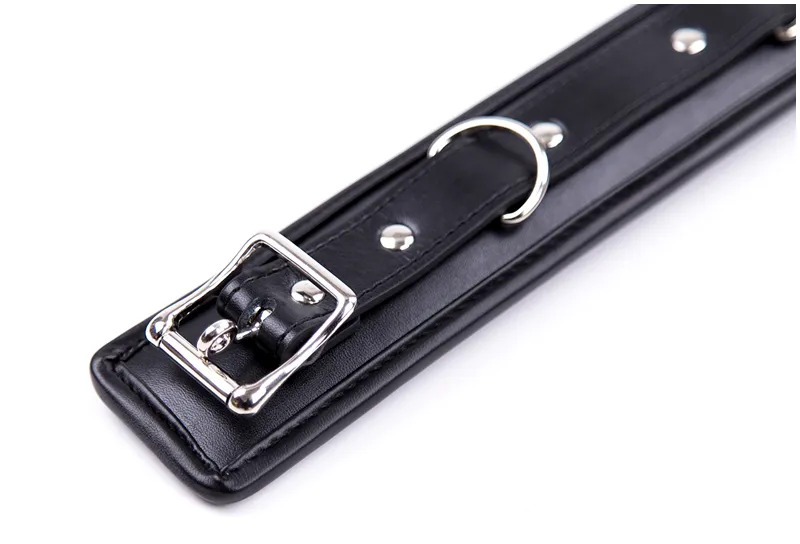 Læder Og Jern Kæde Link Svamp Fyld Bdsm Slave Halsbånd Kvinder Bondage Krave Sexlegetøj Til_voghion.com