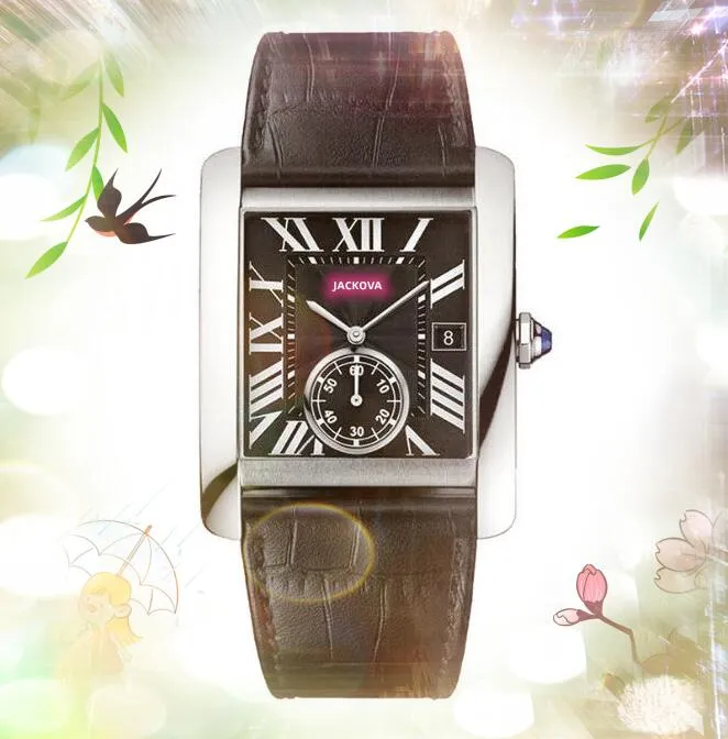 paar heren dames designer horloges van hoge kwaliteit NIET mechanisch automatisch uurwerk klok vierkant romeinse tank wijzerplaat quartz batterij Klassieke horloges daggeschenken