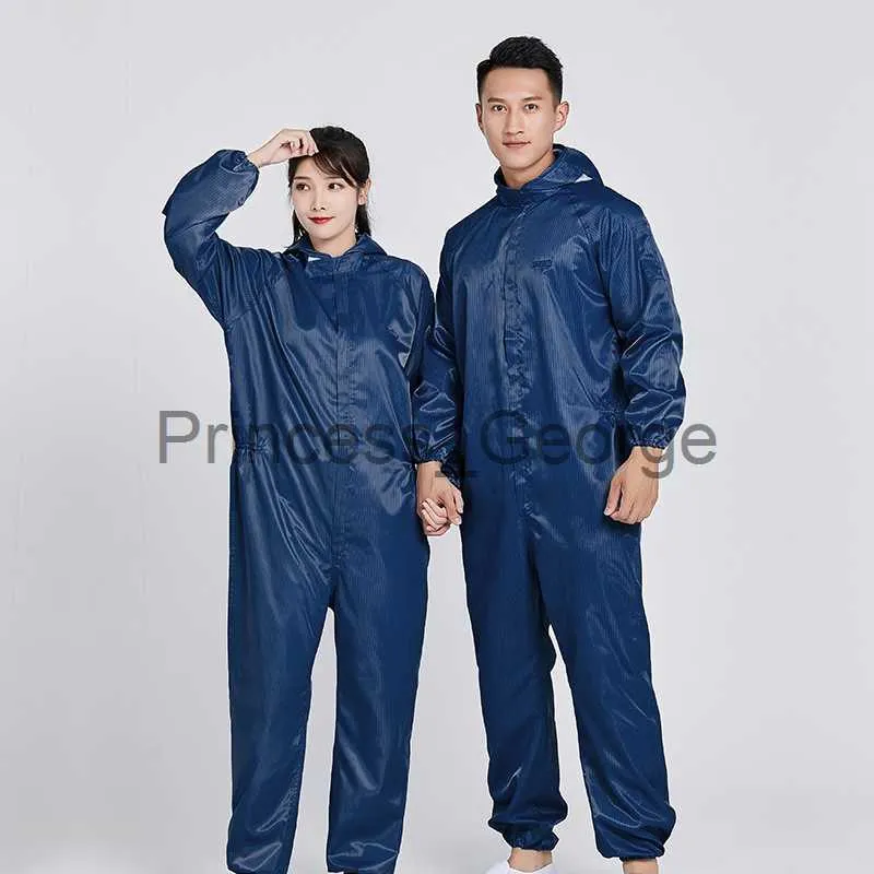 Others Apparel Washable Anti Static Overalls Long Sleeves Anti Fouling Gowns Dust Free Workshops Special Protective Clothing Safe Work Clothing x0711