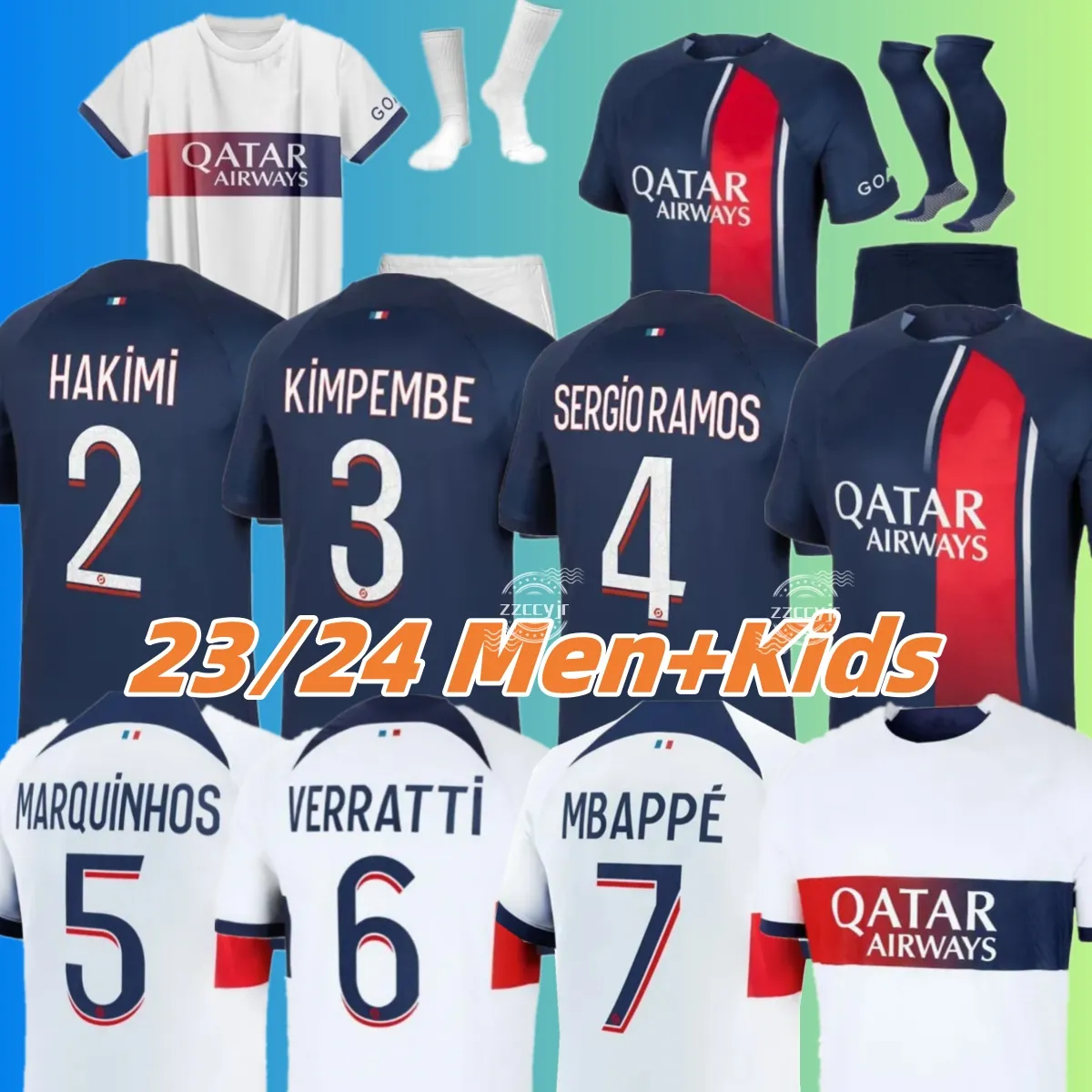 HAKIMI O.Dembele Soccer Jerseys Ugarte LEE KANG IN 23 24 Maillot
