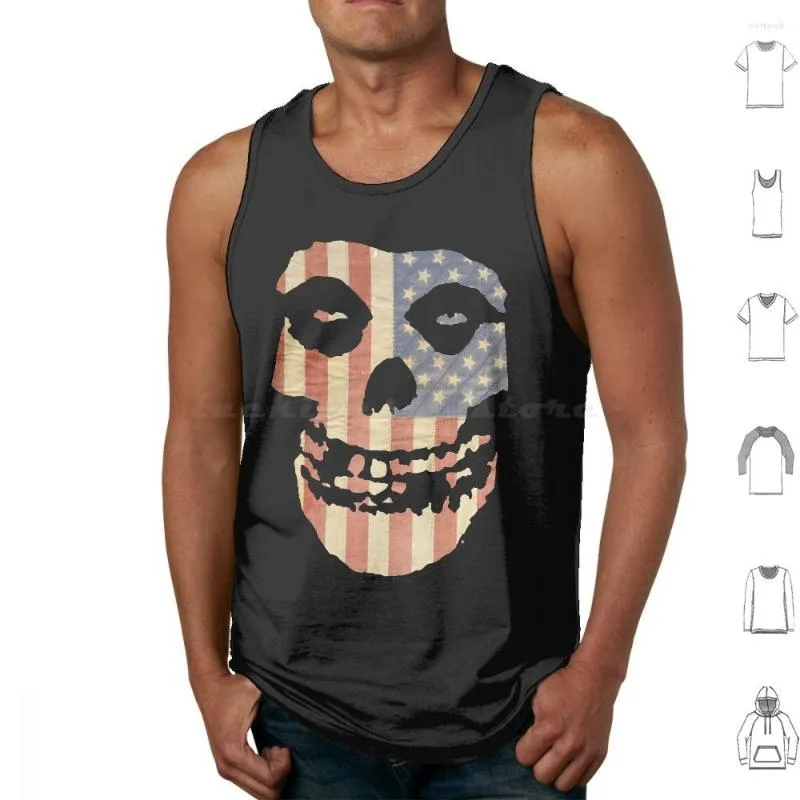 Herren Tank Tops Print Baumwolle Halloween Fiend Club The