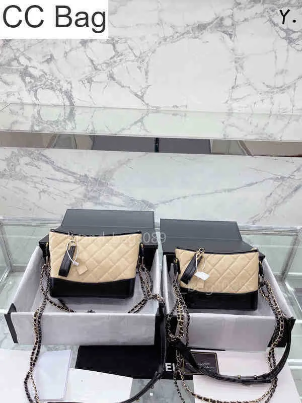 CC Bag Shopping Bags Wholesale Newest Shoulder Cowhide Double Chain Crossbody Designer's Neutral Style Wallet Handbag Luxury Vintage Clutch