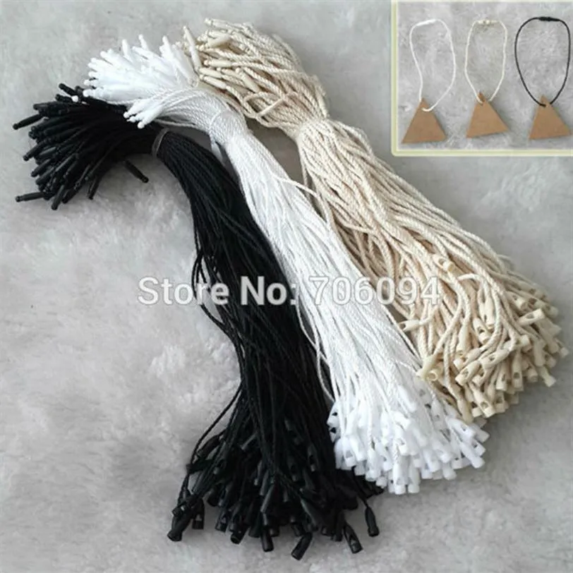 의류 가방 신발 Cottonnylon Sling String Cords 행 태그 스윙 태그 스레드 의류 문자열 버클 1000 PCS LOT2557