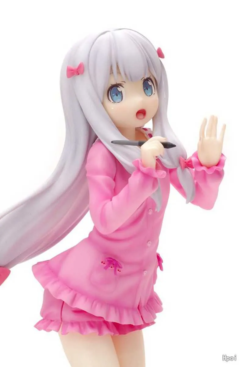 Figurines d'action 12 cm, professeur de Manga, Figurine d'anime Izumi Sagiri fille à genoux, Collection statique de bureau, modèle jouets pour enfants