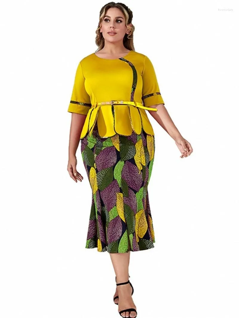 Vêtements ethniques 3XL 4XL grande taille femmes fête bureau dame Robe Sexy noël 3/4 manches moulante brillant mode Robe événement anniversaire Robe