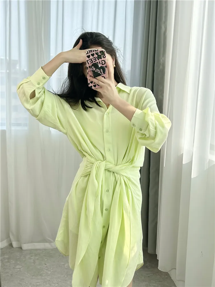 knee length dresses for ladies Aje - Flared long dress with cut-out detail main image 0