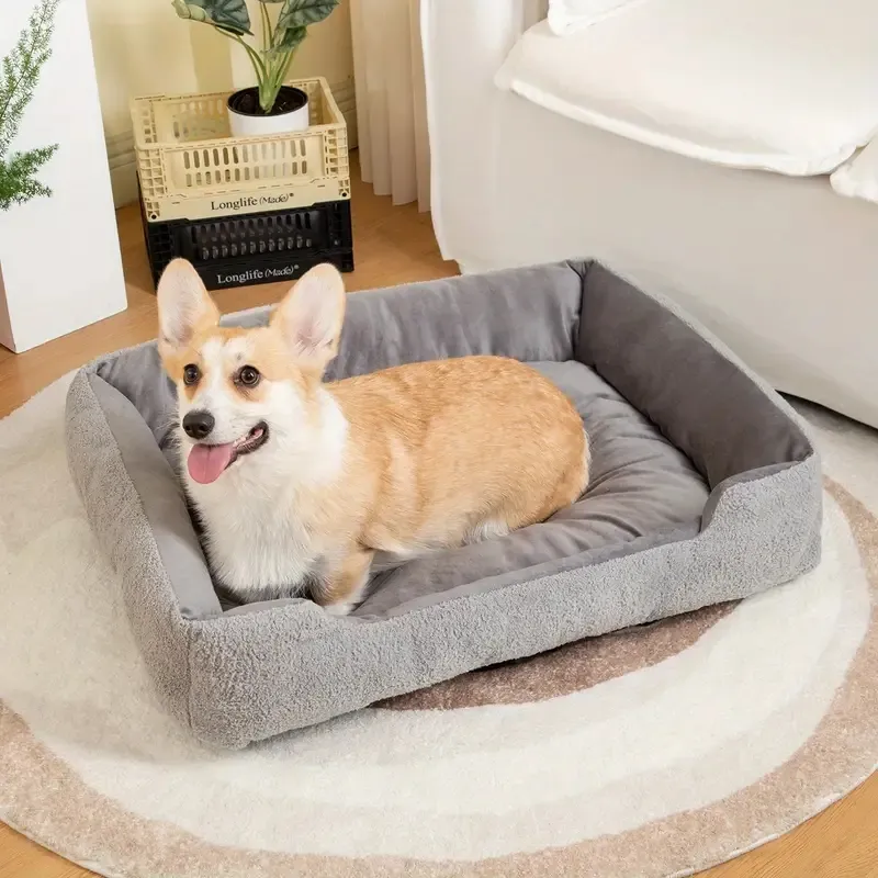 Кровать для домашних животных мягкая кровать для собак удобная собачья кушет