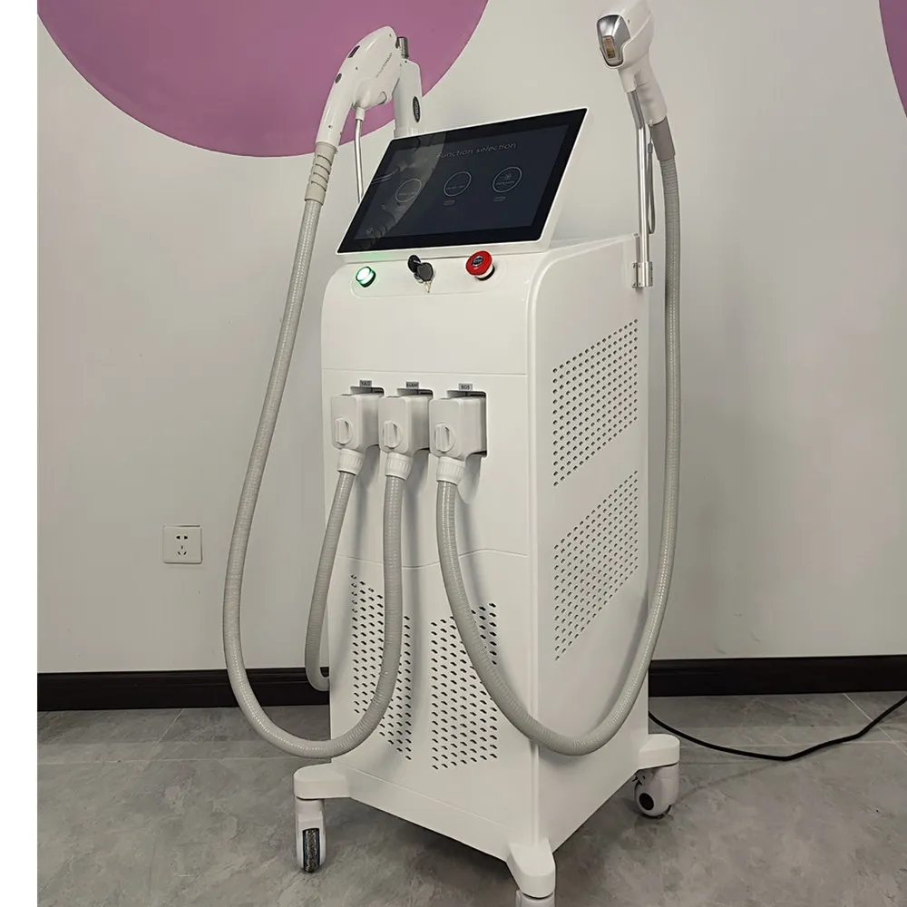 Aesthetic Salon Use 3 In 1 Fast Ipl Laser Hair Removal and Nd Yag Laser Tattoo Removal 808nm Diode Laser Permanent Hair Removal Machine Ipl laser nd yag laser 808nm diode laser hair removal machine - Honkay tattoo removal machine,ipl laser hair removal,nd yag laser,hair removal device,hair removal