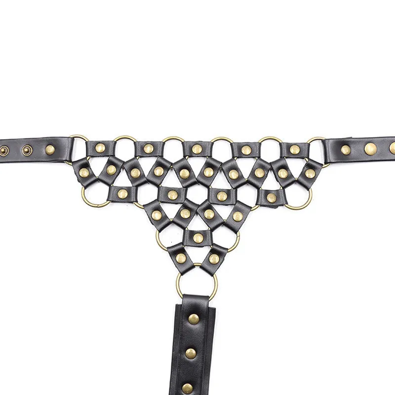 Bondage sex toys for women leather binding T-beam neckwear bundle chest bdsm bondage set sexy lingerie 230710_voghion.com