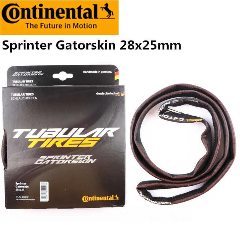 Bike Tires Continental Sprinter Gatorskin Tubular Road Bike Tire Black 28''x 25mm HKD230712