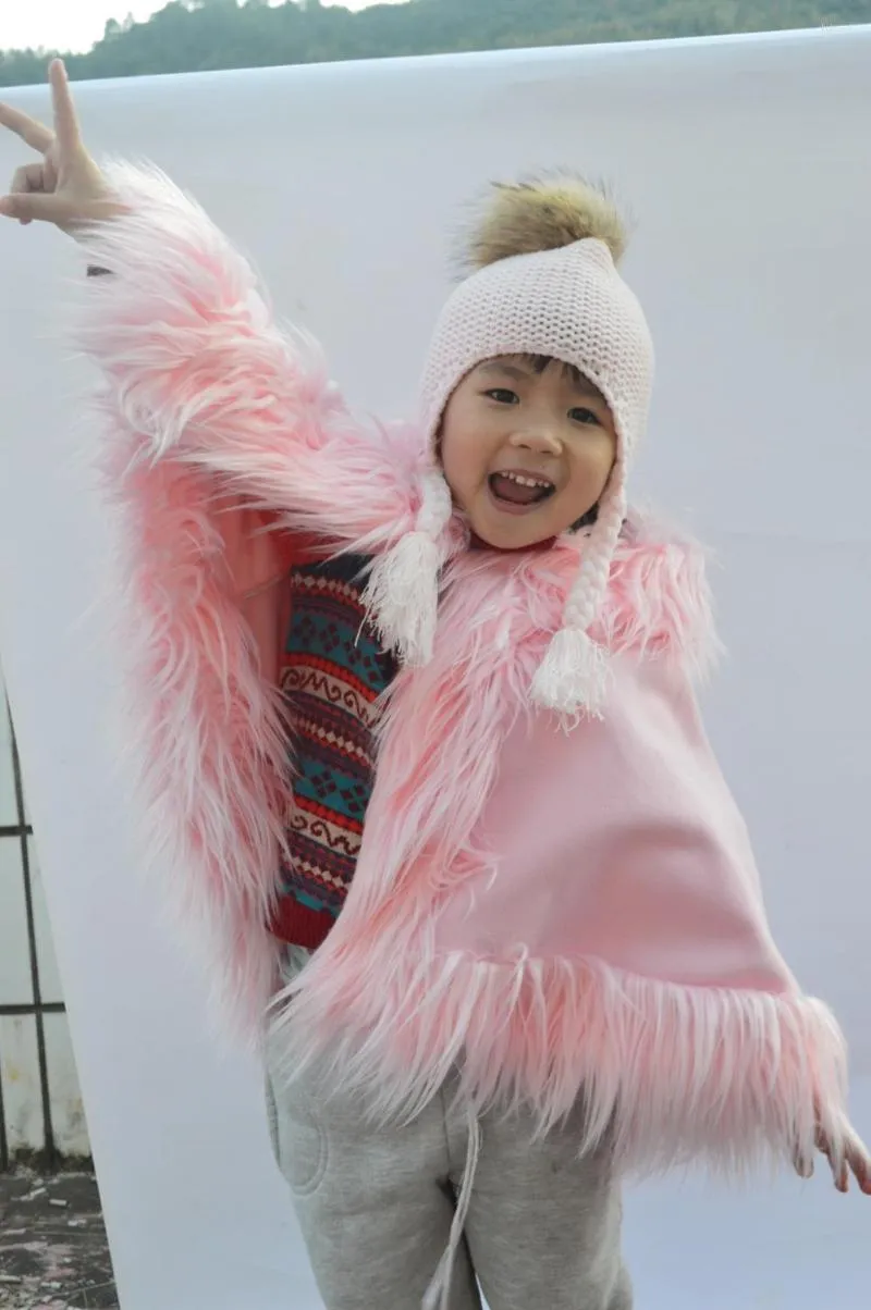 Baby girl fur cape best sale