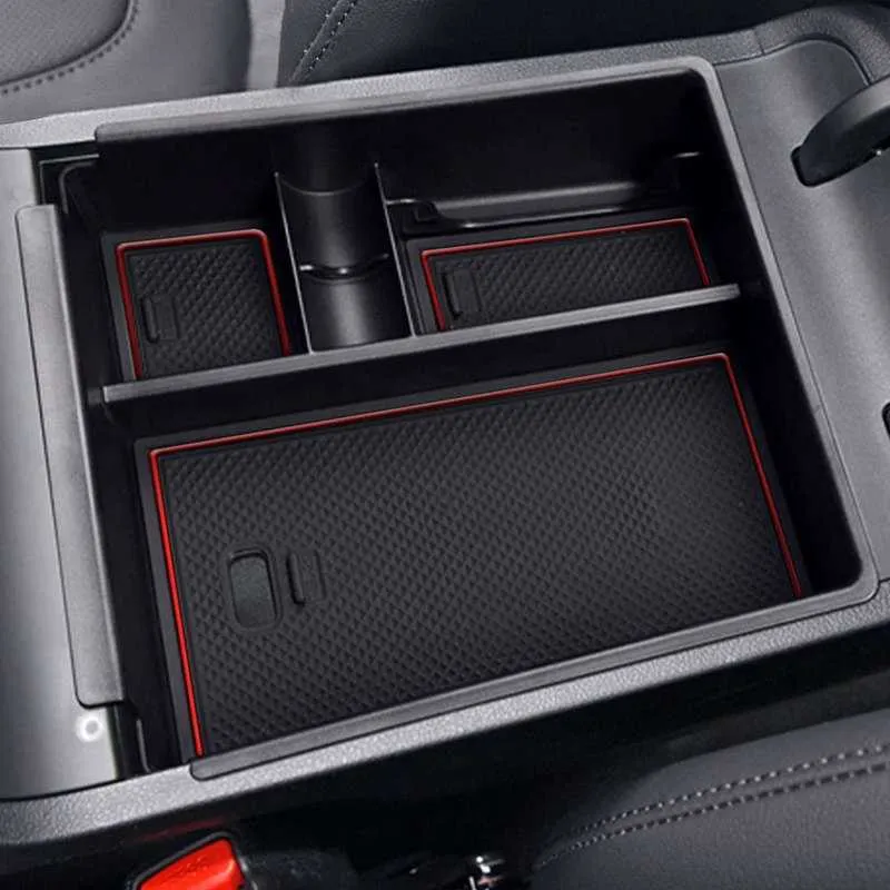 Neues Auto Mittelkonsolen Organizer Tablett, Auto Mittelarmlehnen  Aufbewahrungsbox, Organizer Dekor Zubehör Für Hyundai Tucson NX4 Limited  2022 Von 15,19 €