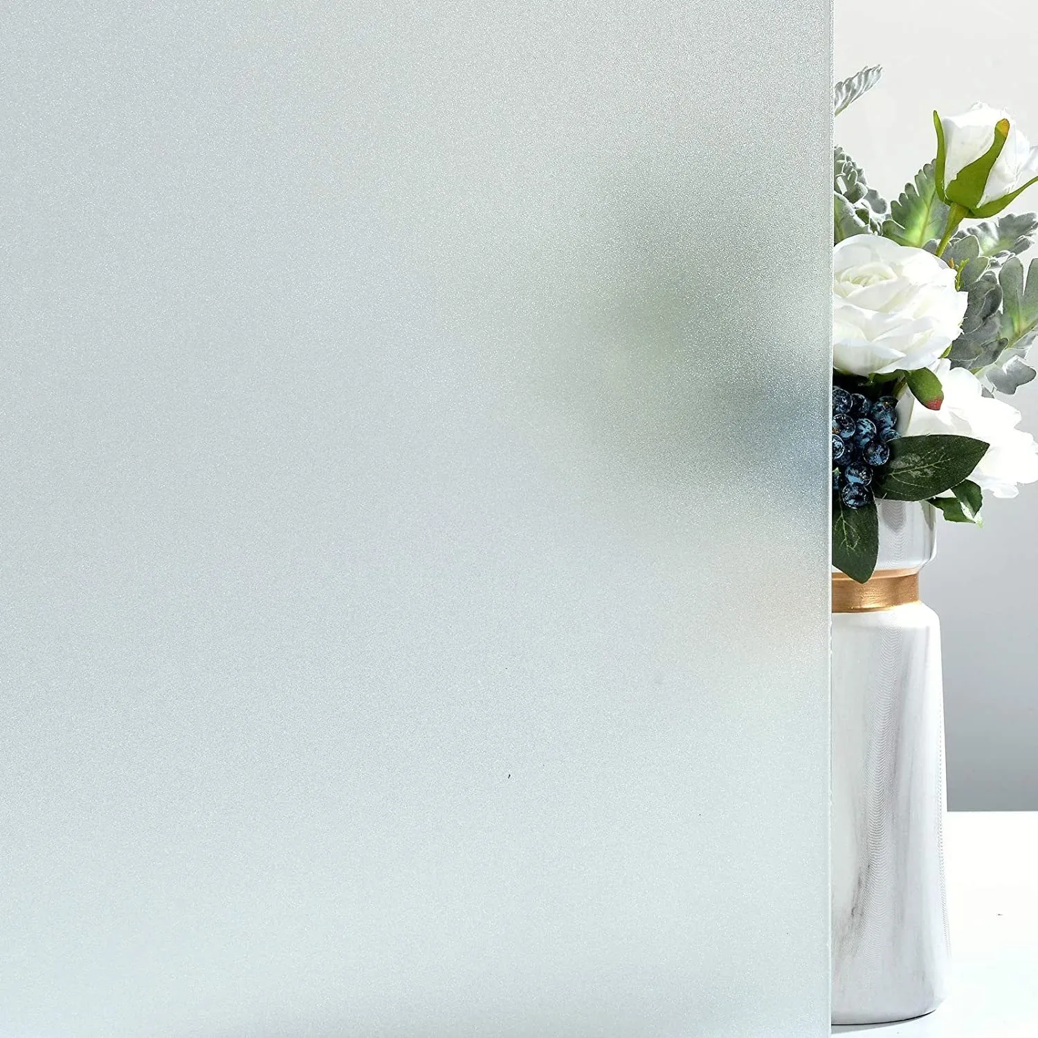 Matte Window Self Adhesive Window Privacy Film - Matte Frosted Glass Vinyl for Home ...