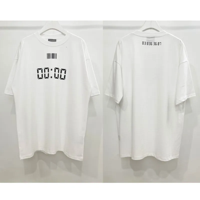 Herr t-shirts Special Limited Vetements T Shirt Cotton Letter Print Kort ärm broderi Casual Loose VTM T-shirts For Men Women 976