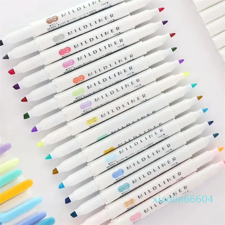 Wholesale Japanese Marker Pen 0.5 Mm Set Zebra Mild Liner