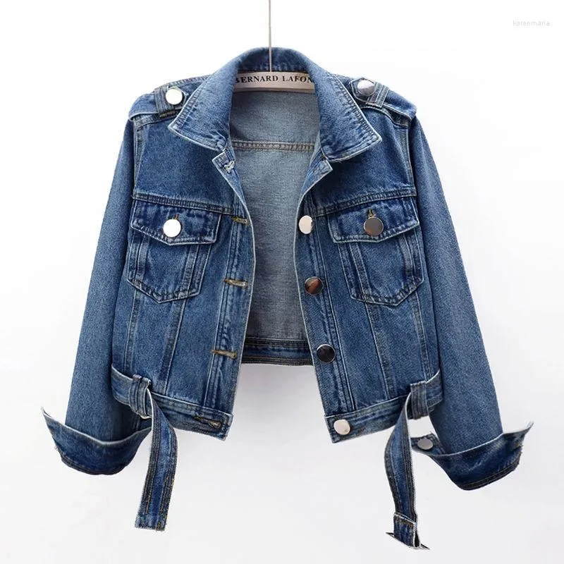 Women's Jackets 2023 Spring Summer Autumn Women Fashion Casual Denim Jacket Woman Female OL Streetwear Aq29