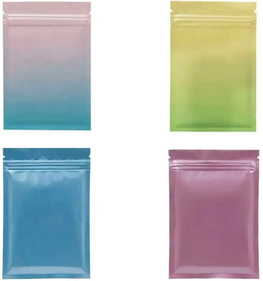 포장 가방 /컬러 MTI 컬러 resealable zip mylar bag 음식 저장 알루미늄 호일 가방 플라스틱 포장 냄새 증거 파우치 J1