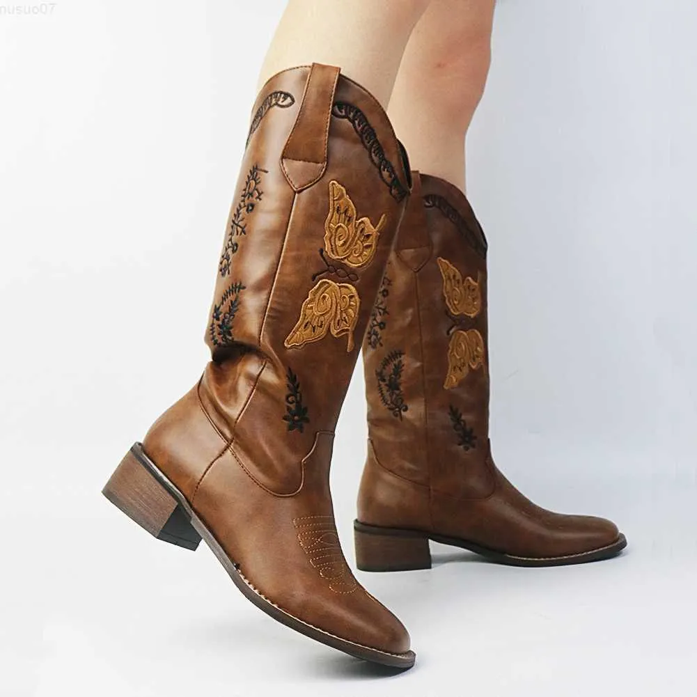 The Row Brown Wide Shaft Boots