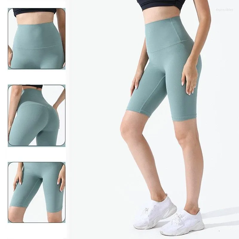 Pantalones cortos activos verano Yoga para niñas sólido corto gimnasio mujer Scrunch ciclismo Fitness deporte ropa deportiva mujeres pantalones mujeres ropa de entrenamiento