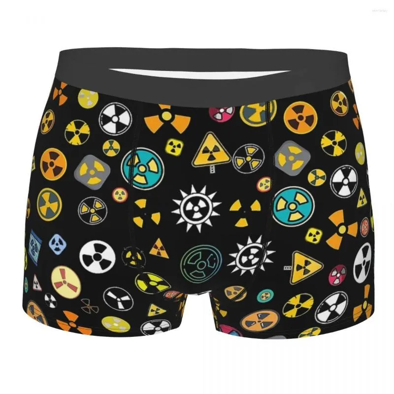 Underpants Radiation Warning Symbols Chemistry Chemist Science Scientist Homme Panties Male