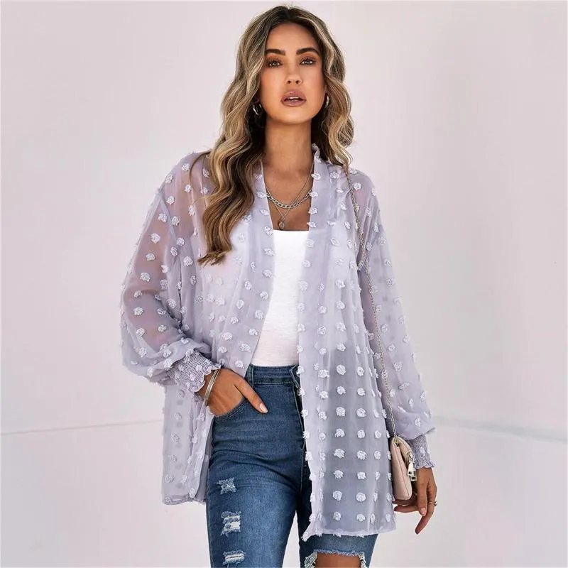 Women's Jackets Summer Leisure Beach Shawl Cardigan Chiffon Top Coat