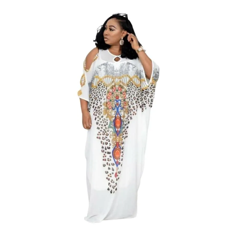 Afrikanische Kleidung 2021 Frühling Dashiki Kleider Für Frauen Boubou Robe Africaine Femme Lange Afrika Maxi Kleid Ethnische Clothing2205