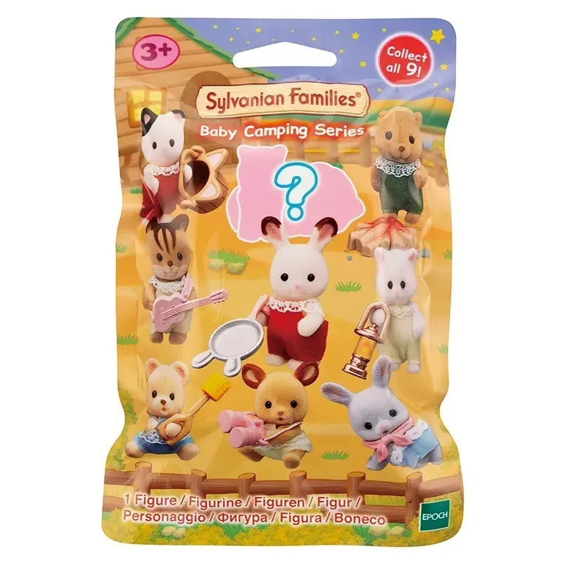 Ferramentas Workshop Sylvanian Families Family Baby Camping Series Season 5 Blind Bag Animal Toys Dolls Girl Gift 5466 230712