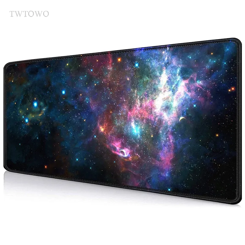 Space Starry Sky Mouse Pad Gaming XL Computer Home New Large Mousepad XXL MousePads Natural Rubber Office Soft PC