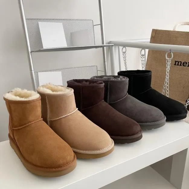 المصمم Ultra Mini Platform Boots Women Tazz Tasman Suede Slippers Womens Aus Snow Boot New Hot Hot Wool Shoes Australian Boots