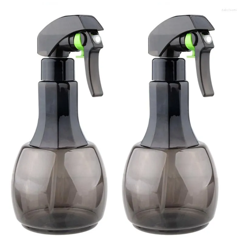 Storage Bottles 2Pcs 400Ml Refillable Fine Mist Hairdressing Spray Bottle Atomizer Barber Empty Water Pro Salon Hairstyling Tool