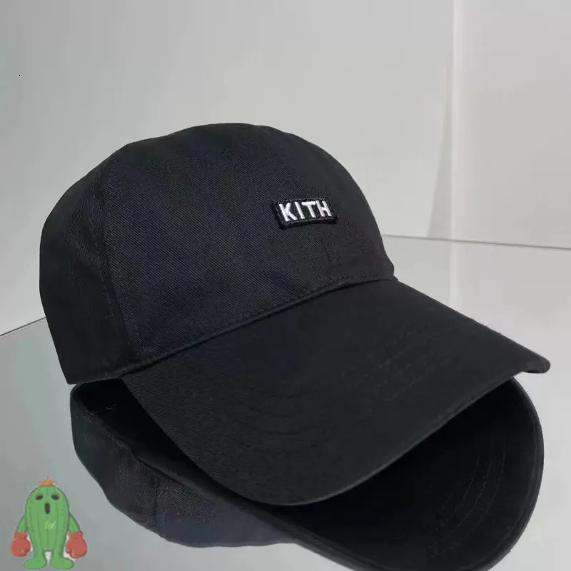 Bollkepsar Kith Storty Brevbroderi Vattentätt funktionellt tyg Retro Pappa Baseball Shading Anka Tunga Brätte Hatt 230711