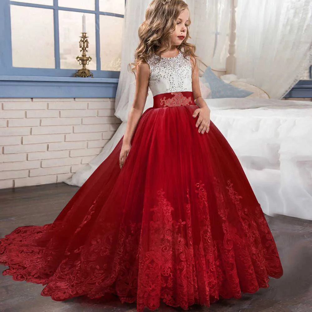 Red wedding shop dresses for kids