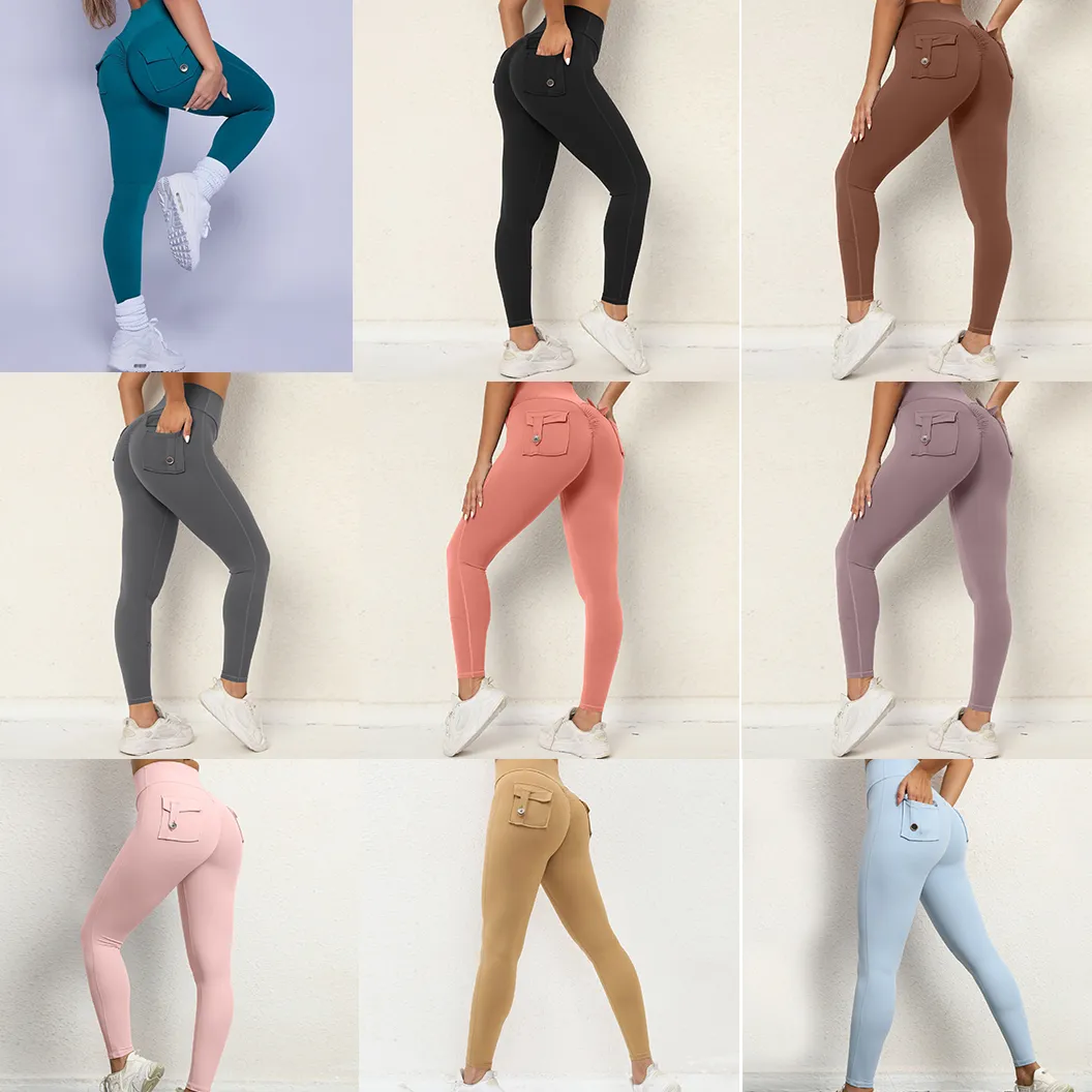 Women Custom Soild Custom High Waisted Leggings Running Pilates