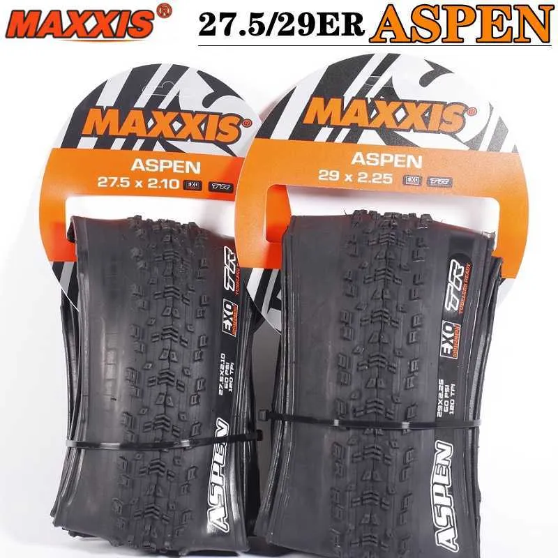 バイクタイヤ MAXXIS ASPEN 29 × 2.25 チューブレス MTB バイクタイヤ 27.5 × 2.25 /29*2.1/2.4 120TPI EXO TR マウンテン自転車タイヤ aro 29er pneu Bicicleta HKD230712
